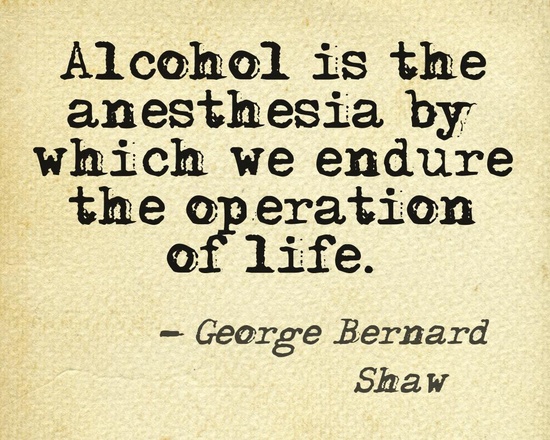 alcohol-is-the-anesthesia