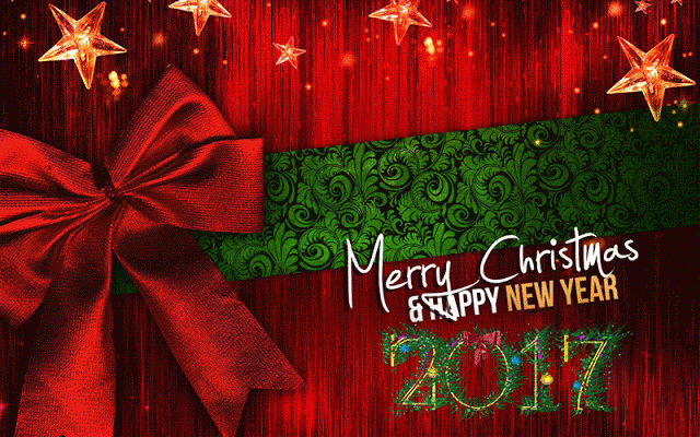 Merry Christmas and Happy New Year 2017