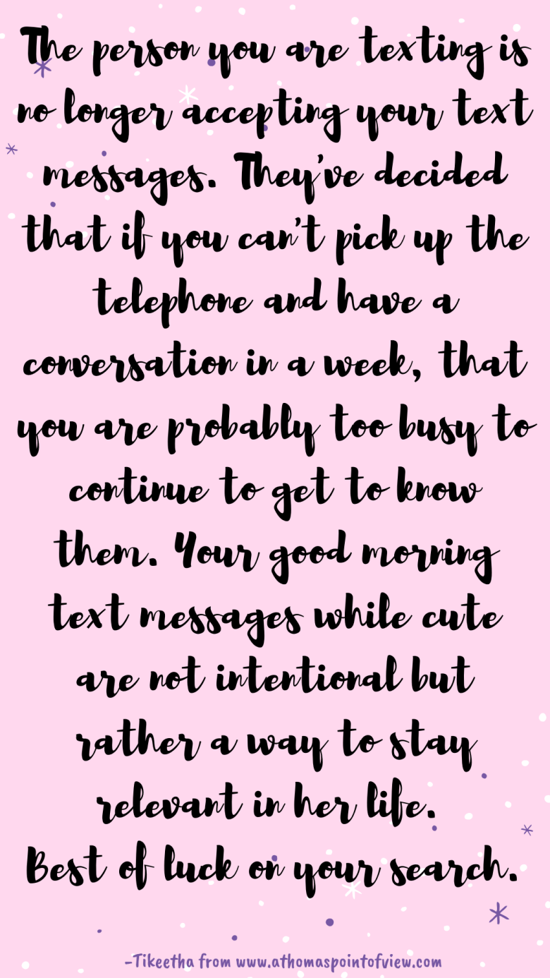 Standard Text Message Response